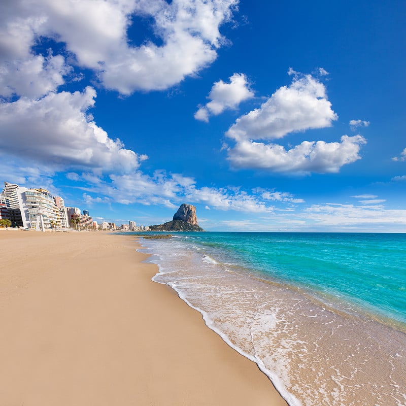 Calpe playa Arenal Bol海滩附近的Penon Ifach Alicante