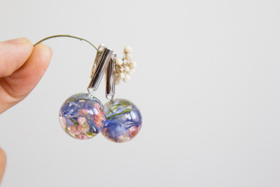 环氧树脂真花，珠宝