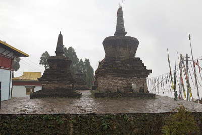 印度锡金Sanghak Choeling寺的Chorten