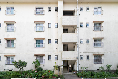20世纪60年代的老住宅综合体，船桥，千叶，日本