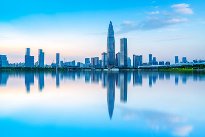 深圳现代建筑的天际线