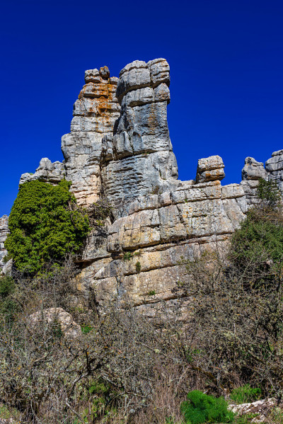 El Torcal de Antequera, Andalusia, Spain，在Antequer