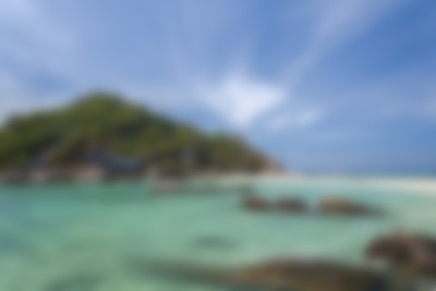 模糊的海景作为背景
