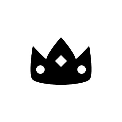 皇冠图标，国王矢量，皇后插图