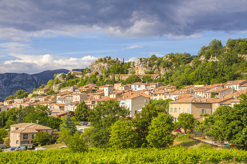 位于法国东南部Provence-Alpes-Côte d'Azur地区的Verdon峡谷(Verdo