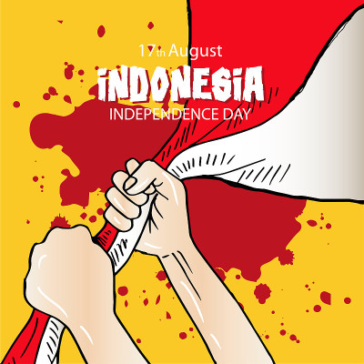 印度尼西亚独立日庆典。8月17日。