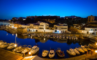 Ciutadella海港，西班牙Menorca