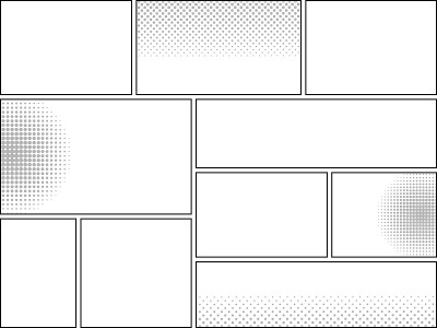 漫画页空白模板