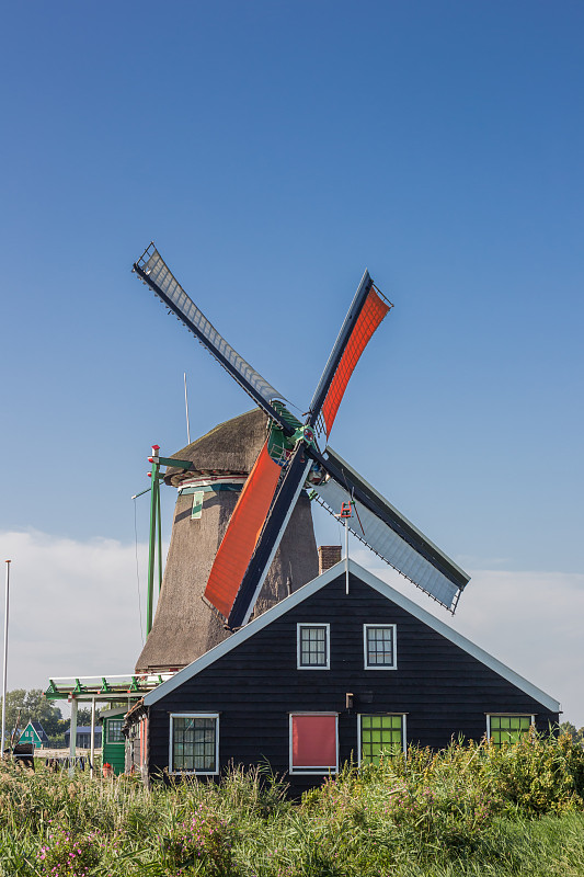 Zaanse Schans历史上的荷兰风车