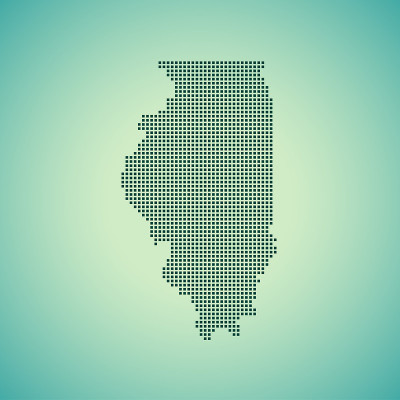 伊利诺斯州地图