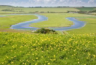 七姐妹国家公园，英国Cuckmere Haven