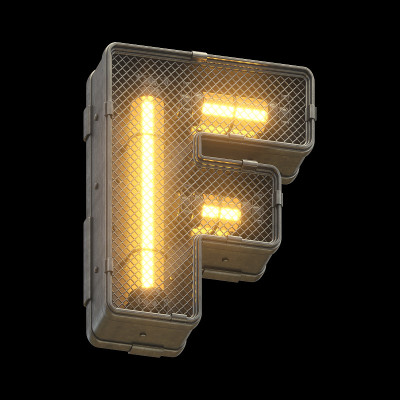 金属的字体