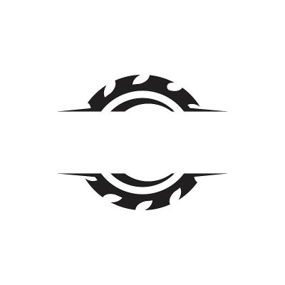 工业锯矢量插图图标