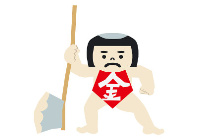 Amulet doll for May festival.Symbol of Japan's ear