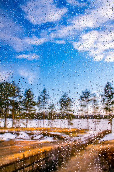 雨窗照片。