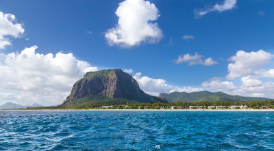 Le Morne Brabant毛里求斯，大海全景