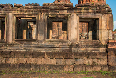 Prasat Muang Tam城堡的高棉寺庙纹理