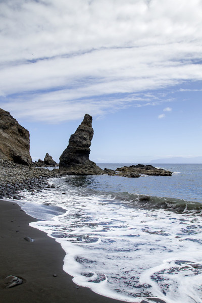 黑砂火山海滩