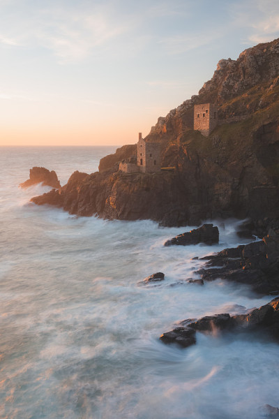 Botallack地雷。康沃尔郡,英格兰