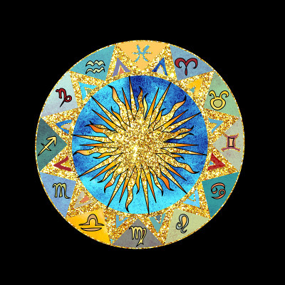 闪闪发光的星座图标