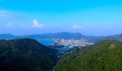 泰国普吉岛全景鸟瞰图