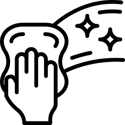敏感表面清洁毛巾概念，用于清洁屏幕和镜头的闪亮超细纤维布餐巾，矢量图标设计，洗车和细节中心设备在白色