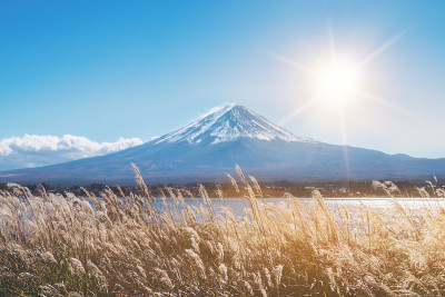 富士山秋色，日本