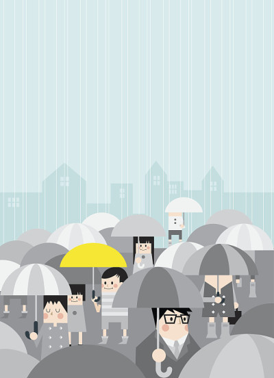 雨天C