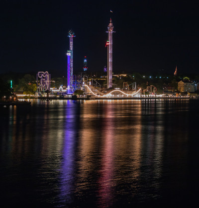 格吕纳隆德在夜间