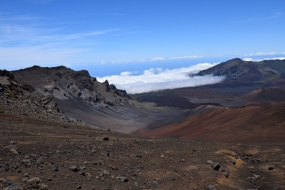 在毛伊岛火山