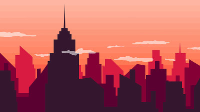 平的城市