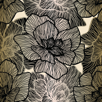 Floral seamless pattern. Plant texture for fabric,