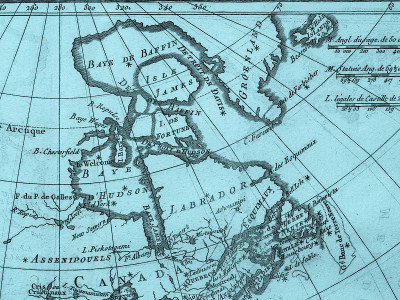 Old Map Canada·Hudson Bay