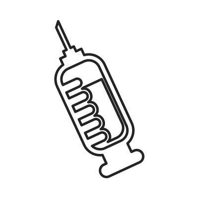 注射器医疗隔离图标