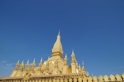 在万象的Phra That Luang