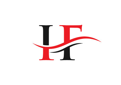 IF Letter Linked Logo for business and company ide