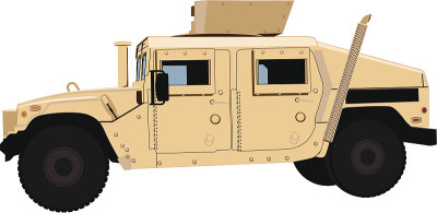 Tan悍马(HMMWV)侧矢量