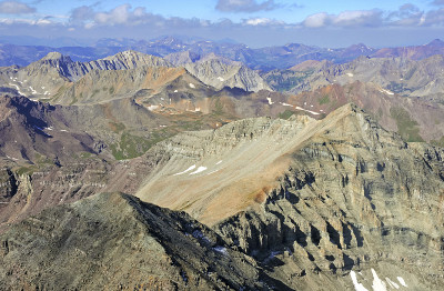 从科罗拉多落基山脉的麋鹿岭青山观看