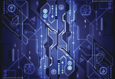高科技数字技术及工程背景。