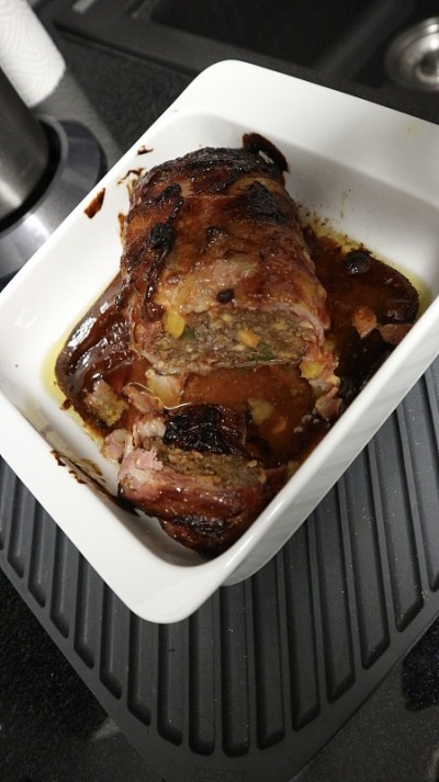 培根炸弹牛排汉堡肉