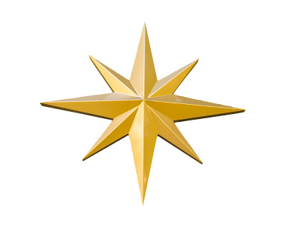 金星雕塑孤立照片