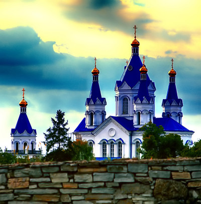 乌克兰Kamianets-Podilskyi的圣乔治大教堂