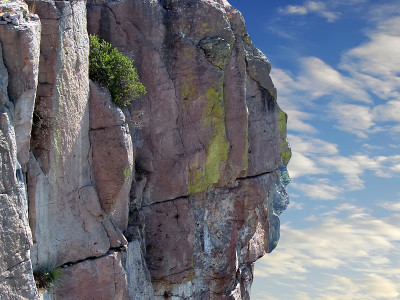 墨西哥，风景优美的著名铜Canton (Barranca del Cobre)
