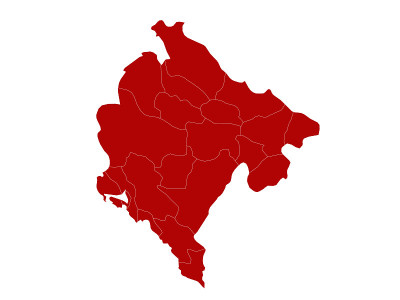 Montenegro map