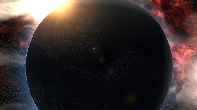 CG空间动画Otherworld星云行星动画日食