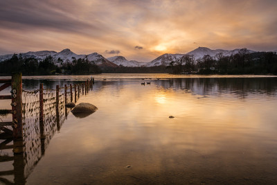 Derwent Water和Catbells