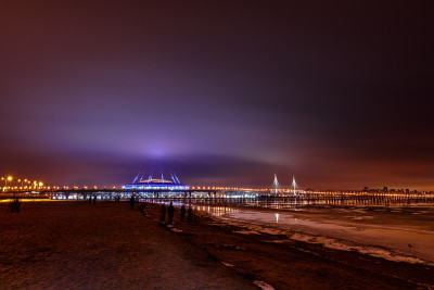 圣彼得堡的夜景