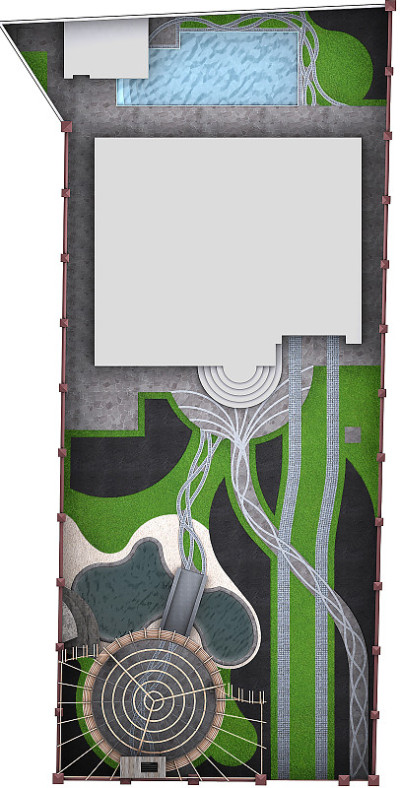 景观总体规划，2d草图