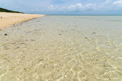 Haimurubushi海滩(小滨岛/小滨岛，冲绳)