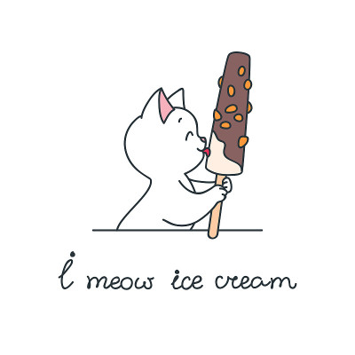 I meow ice cream